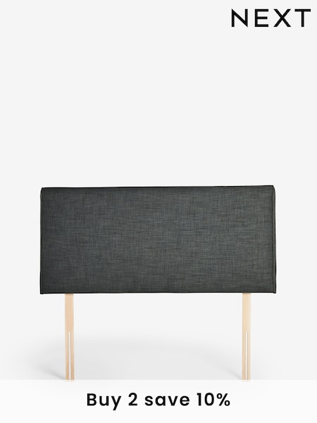 Simple Contemporary Charcoal Grey Contemporary Upholstered Headboard (724274) | £140 - £215