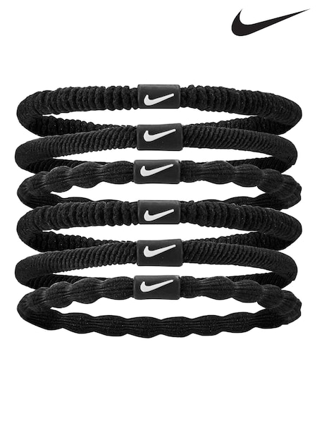 Nike Black Flex Hair Tie 6 Pack (724465) | £10
