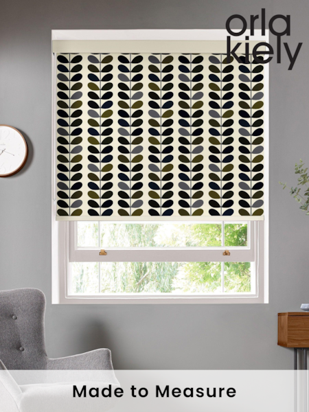 Orla Kiely Green Multi Stem Made To Measure Roller Blind (726153) | £58