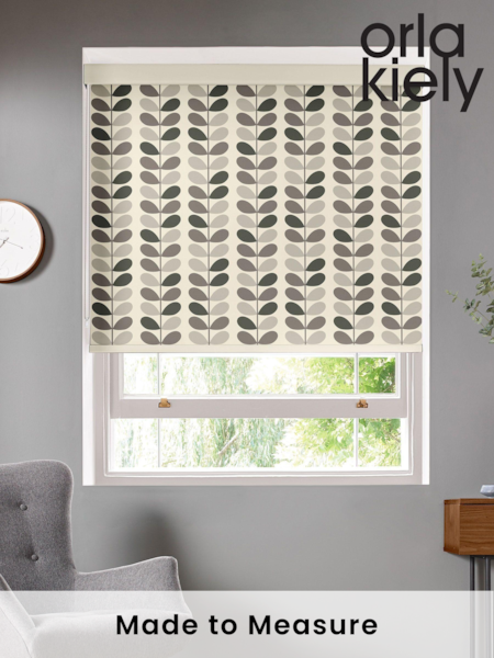 Orla Kiely Grey Multi Stem Made To Measure Roller Blind (727113) | £58
