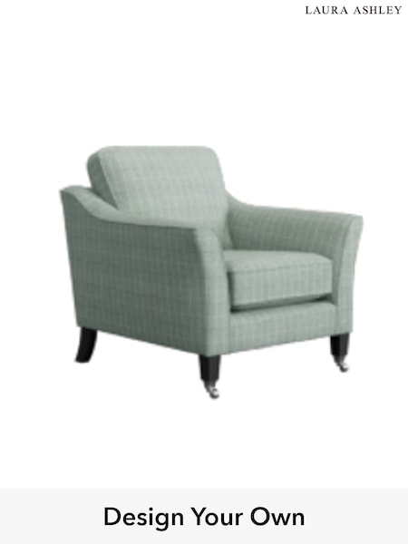 Carolyn Check/Duck Egg Marford By Laura Ashley (727334) | £825