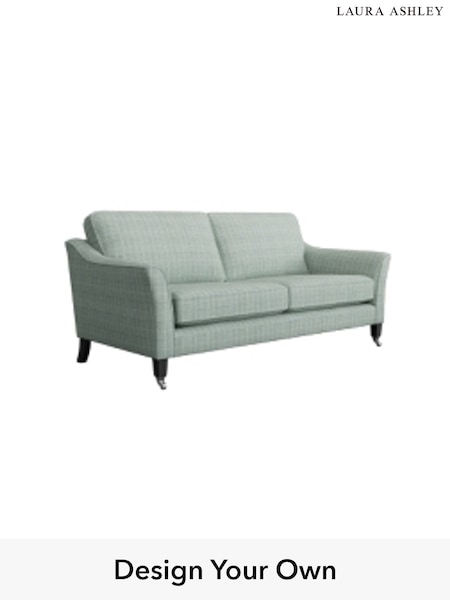 Carolyn Check/Duck Egg Marford By Laura Ashley (727334) | £1,350