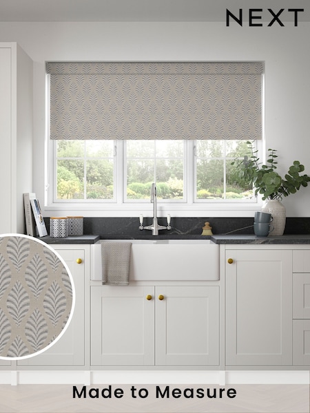 Grey Fresca Made to Measure Blackout Roller Blind (728798) | £66