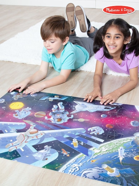 Melissa & Doug Outer Space Glow in the Dark Floor Puzzle (730655) | £20