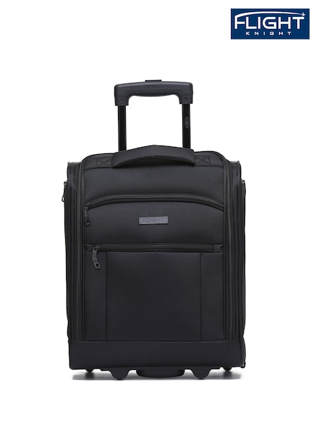 Flight Knight 45x36x20cm EasyJet Underseat Soft Case Cabin Carry On Suitcase Hand Black Luggage (731333) | £50