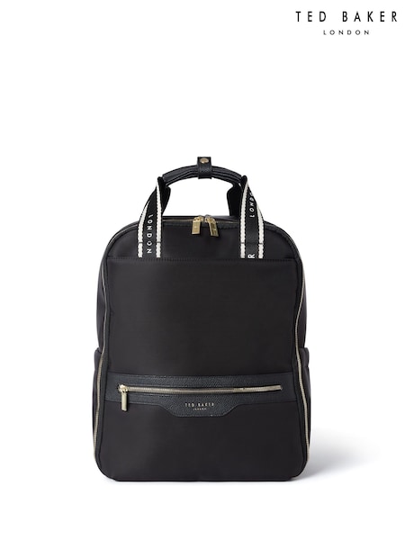 Black - Ted Baker Icon Travel Underseat Cabin Backpack