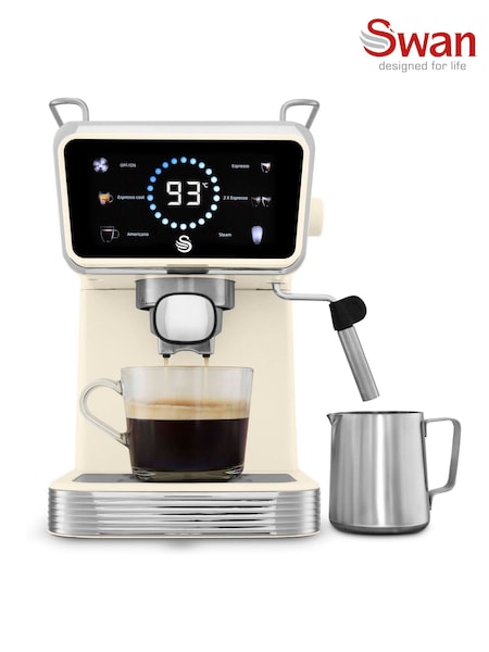 Swan Retro Pump Espresso Digital Coffee Machine