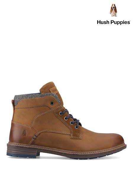 Brown - Regular Hush Puppies Joel Ankle Boots