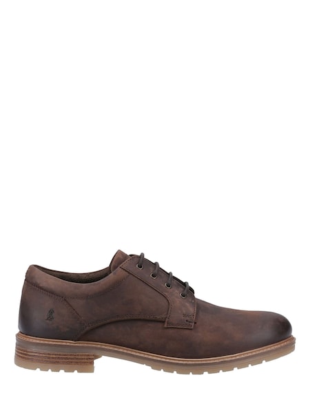 Brown - Regular Hush Puppies Richie Lace Up Shoes