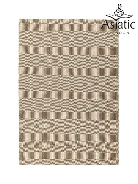 Asiatic Rugs Taupe Brown Sloan Geo Rug (737950) | £77 - £213