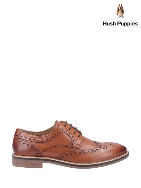 Hush Puppies Bryson Brogue Shoes (738653) | £95