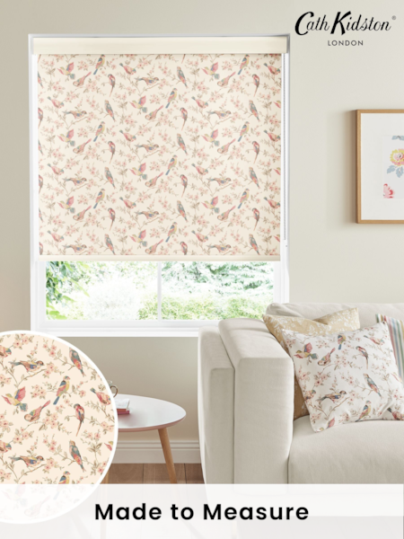 Cath Kidston Cream British Birds Pastel Made to Measure Roller Blind (740127) | £58