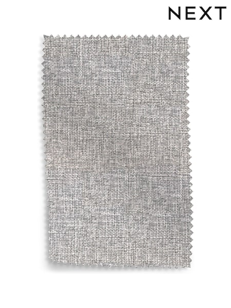 Light Silver Grey Tweedy Blend Easy Clean Upholstery Swatch (741419) | £0