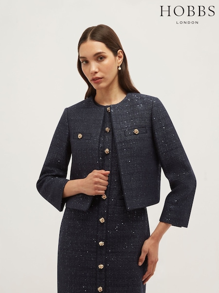 Blue - Hobbs Bria Jacket