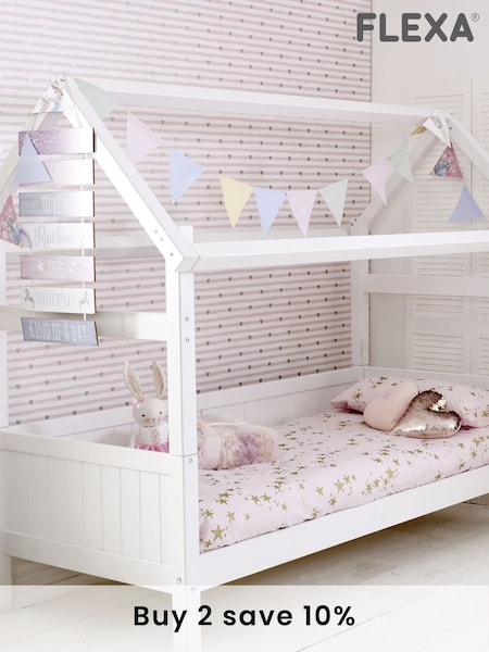 Flexa White Avenue Kids Single Bed (742355) | £550