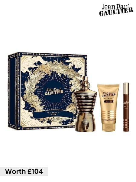 Jean Paul Gaultier Le Male Elixir Parfum 75ml Gift Set