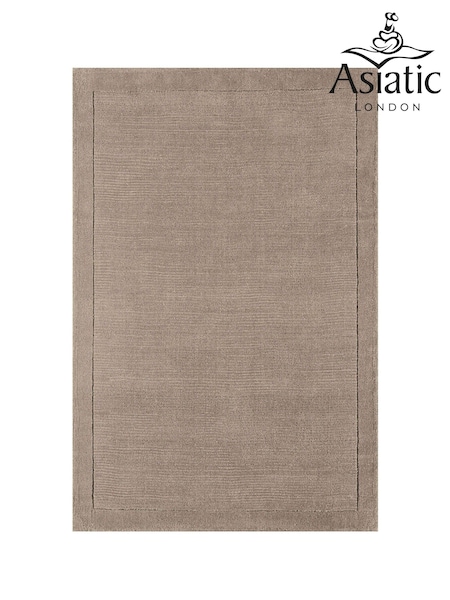 Asiatic Rugs Taupe Brown York Lustre Rug (744562) | £58 - £464