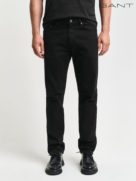 GANT Black Regular Fit Desert Jeans (746288) | £120
