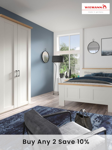 Wiemann White Truro Wooden Bed (747437) | £910 - £960