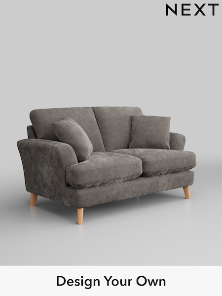 Distressed Velour/French Grey Conway Relaxed Sit (750046) | £1,150