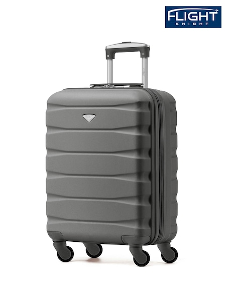 Flight Knight 55x40x20cm Ryanair Priority 4 Wheel ABS Hard Case Cabin Carry On Hand Luggage (750107) | £50