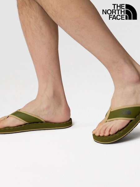 The North Face Green Mens Base Camp Flip Flops (750546) | £30