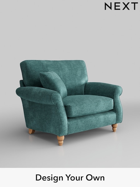 Plush Chenille/Dark Teal Green Ashford (750742) | £975