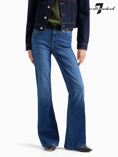 Blue - 7 For All Mankind Relaxed Blackout Skinny Jeans