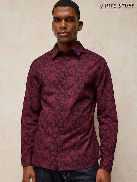 Purple - Regular White Stuff Salcombe Print Shirt