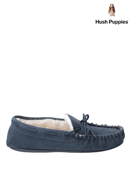 Blue - Hush Puppies Allie Slippers