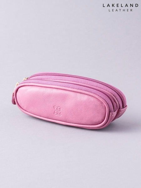 Lakeland Leather Mauve Double Glasses Case (754003) | £20