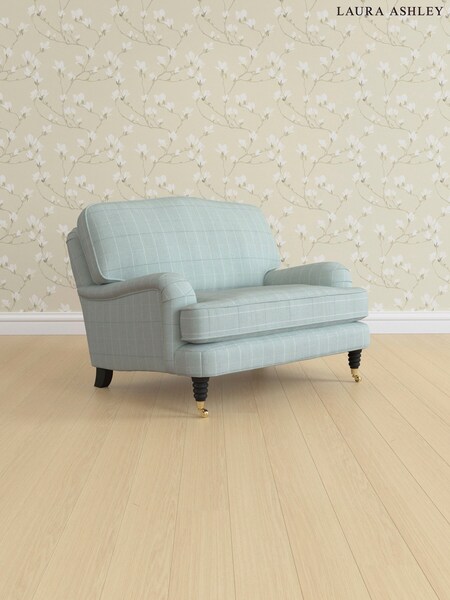 Carolyn Check/Duck Egg Lynden By Laura Ashley (754260) | £1,025