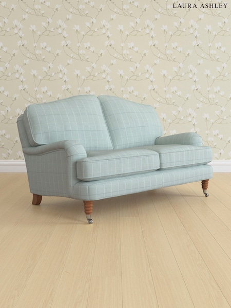 Carolyn Check/Duck Egg Lynden By Laura Ashley (754260) | £1,250