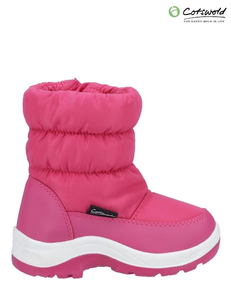 Pink - Cotswolds Tirely Water Resistant Snow Boots