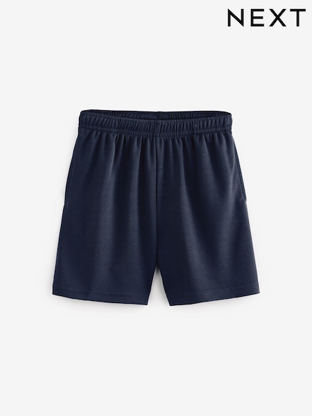 Navy Blue Single Sports Shorts (3-16yrs) (755078) | £3 - £9