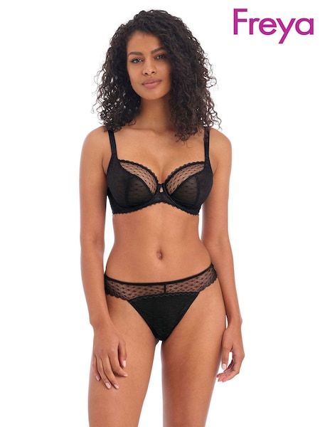 Freya Black Signature Brazilian Briefs (756295) | £15
