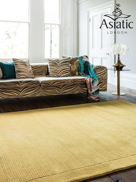 Asiatic Rugs Yellow York Lustre Rug (757565) | £58 - £464