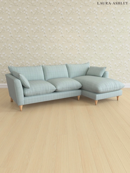 Carolyn Check/Duck Egg Casterton By Laura Ashley (757805) | £2,275