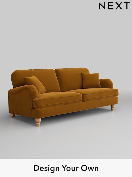 Plush Velvet Easy Clean/Mustard Yellow Lilly Ii (758398) | £1,050