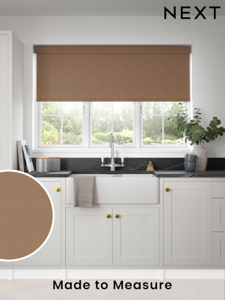 Brown Glow Made to Measure Blackout Roller Blind (759856) | £55