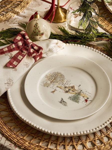 Sophie Allport Snowy Village Side Plate