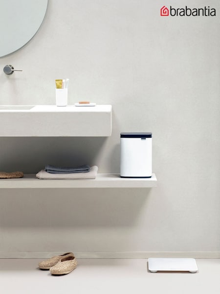 Brabantia White Bo Waste Bin 4L (764623) | £35