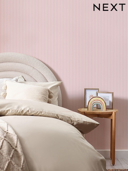 Pink Calm Stripe 10M Wallpaper (765099) | £34