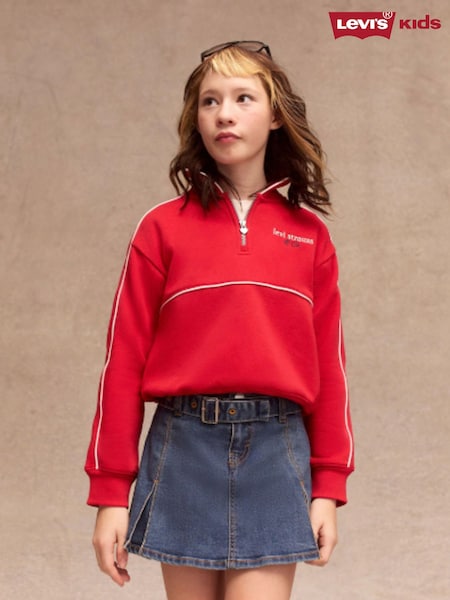 Blue - Levi's® Pleated Skort With Belt