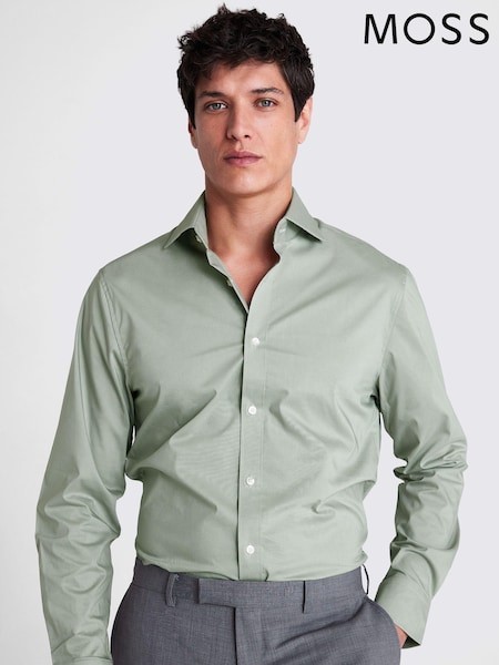 MOSS Green Tailored Stretch Shirt (765907) | £35