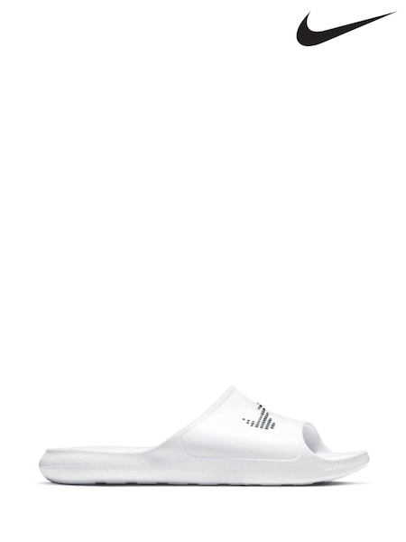 Nike White/Black Victori One Sliders (767462) | £28
