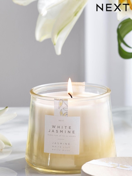 Yellow White Jasmine Large Scented Candle (767706) | £7
