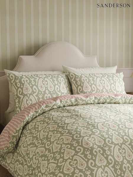 Sanderson Java Paisley Design Duvet Cover And Pillowcase Set