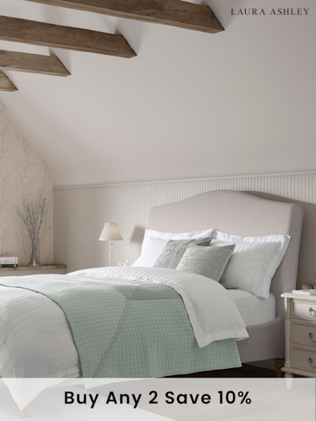 Laura Ashley Ansley Vivienne Soft Silver Bed Bed (769507) | £550 - £699