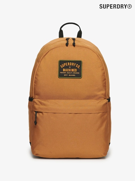 Superdry Denim Co Tobacco Brown 100% Cotton Patched Montana Bag (769688) | £45